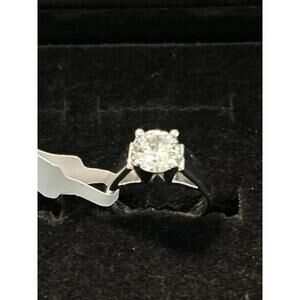 solid 925 sterling silver cubic zirconia ring